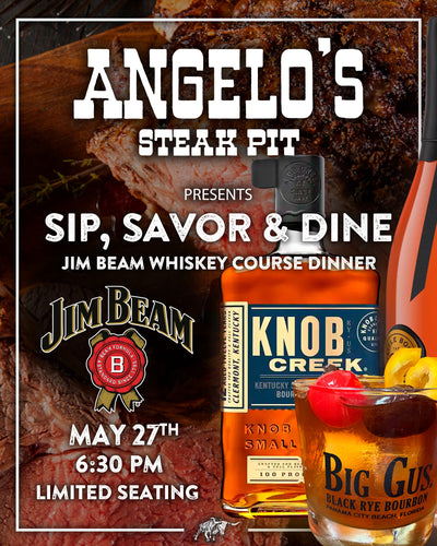 Whiskey Tasting Dinner Experience - May 27th